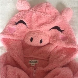 Onesie (pink pig)